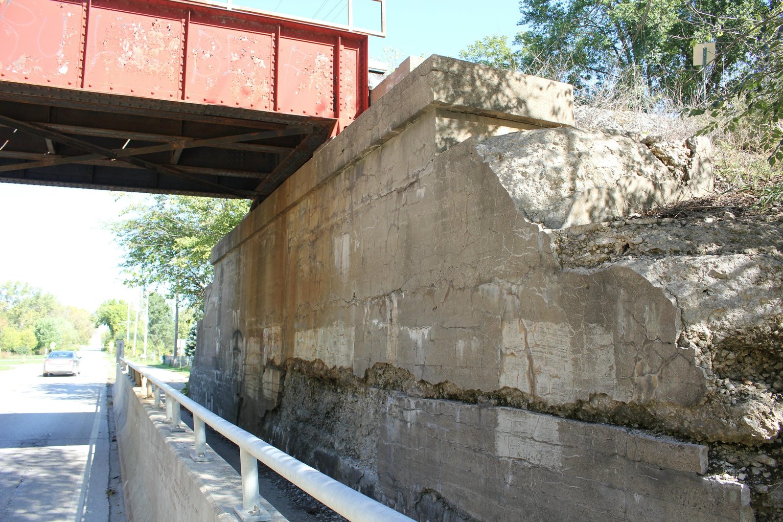 East abutment